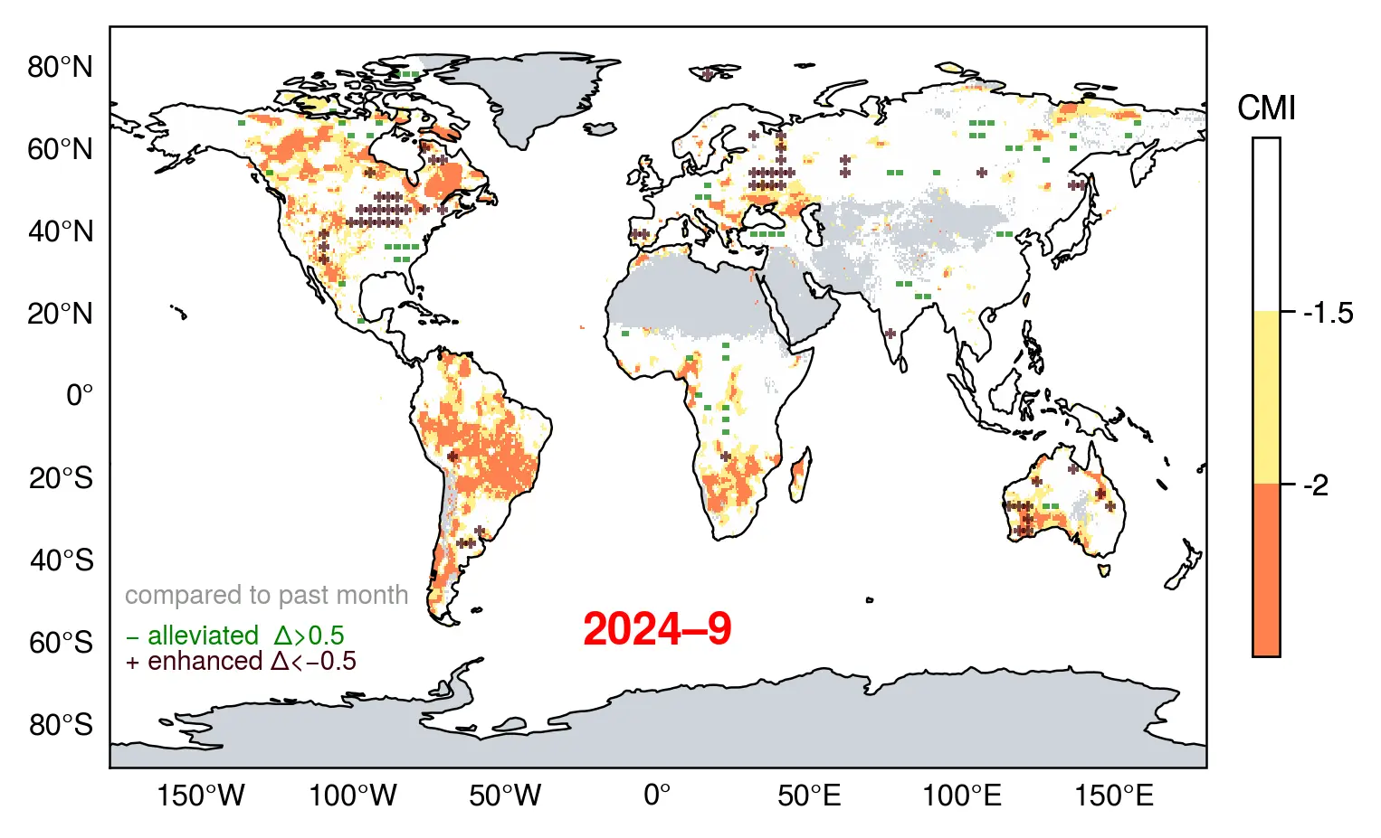 Global super drought monitor